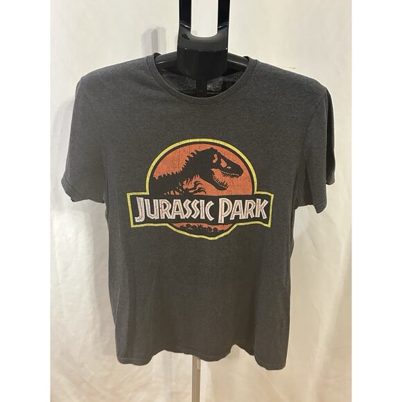 Jurassic Park distressed T-shirt Mens Size M - Picture 1 of 3